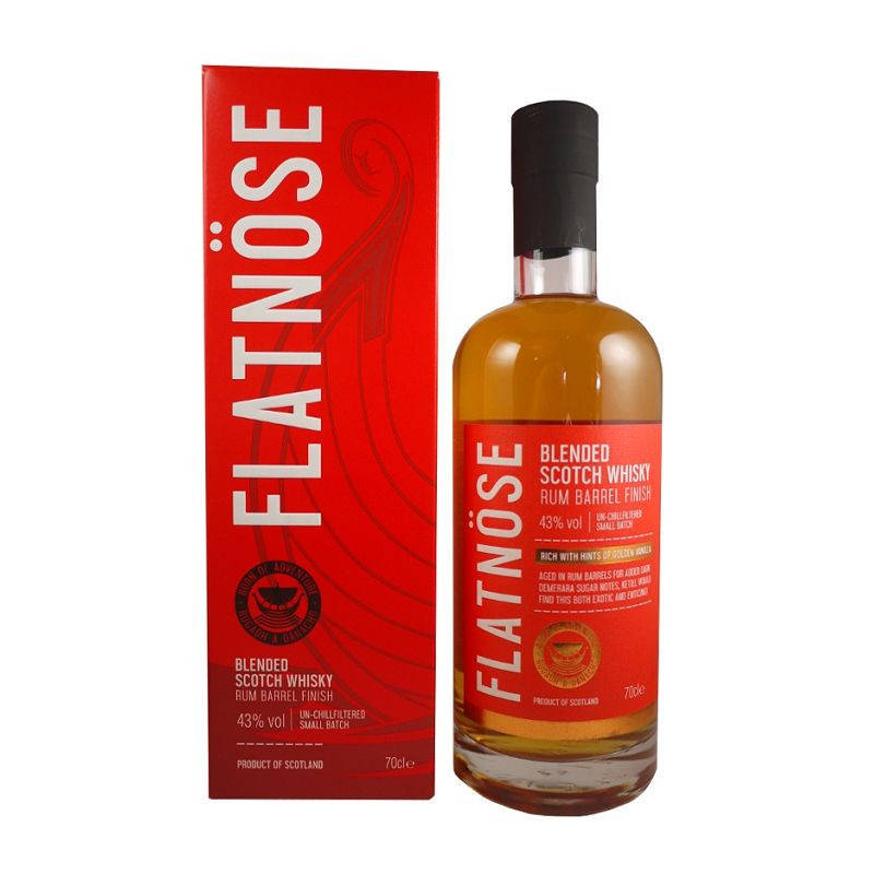 WHISKY FLATNOSE RUM BARREL FINISH 70CL 43°