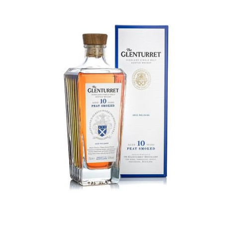 WHISKY THE GLENTURRET 10 ANS  PEAT SMOKED 70CL 50°