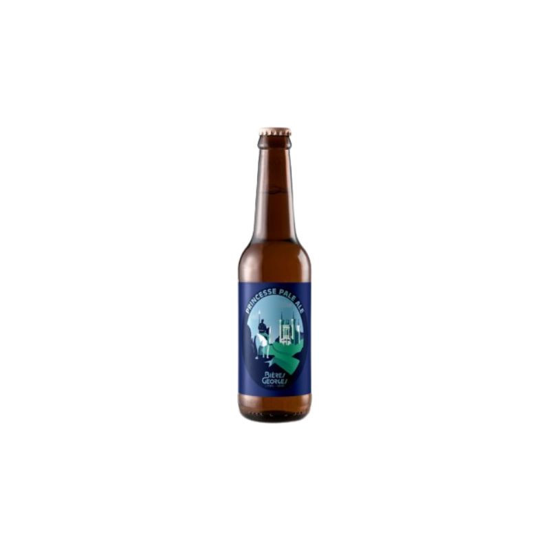 BIERE PRINCESS PALE ALE BIERES GEORGES 33CL