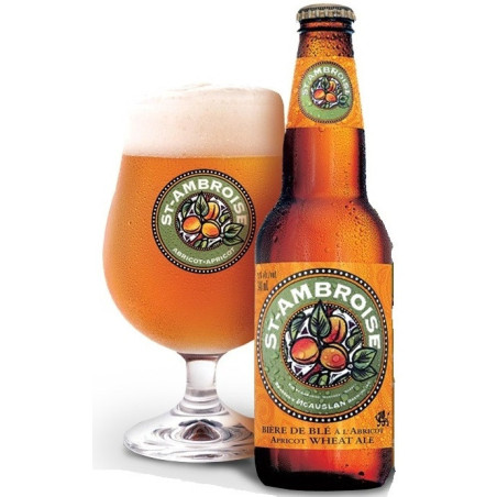 BIERE ST AMBROISE BLONDE ABRICOT 34CL 5°