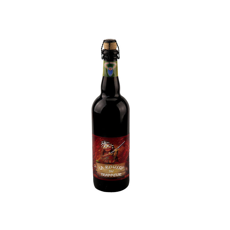 BIERE ROUSSE DU TRAPPEUR 75CL 6°