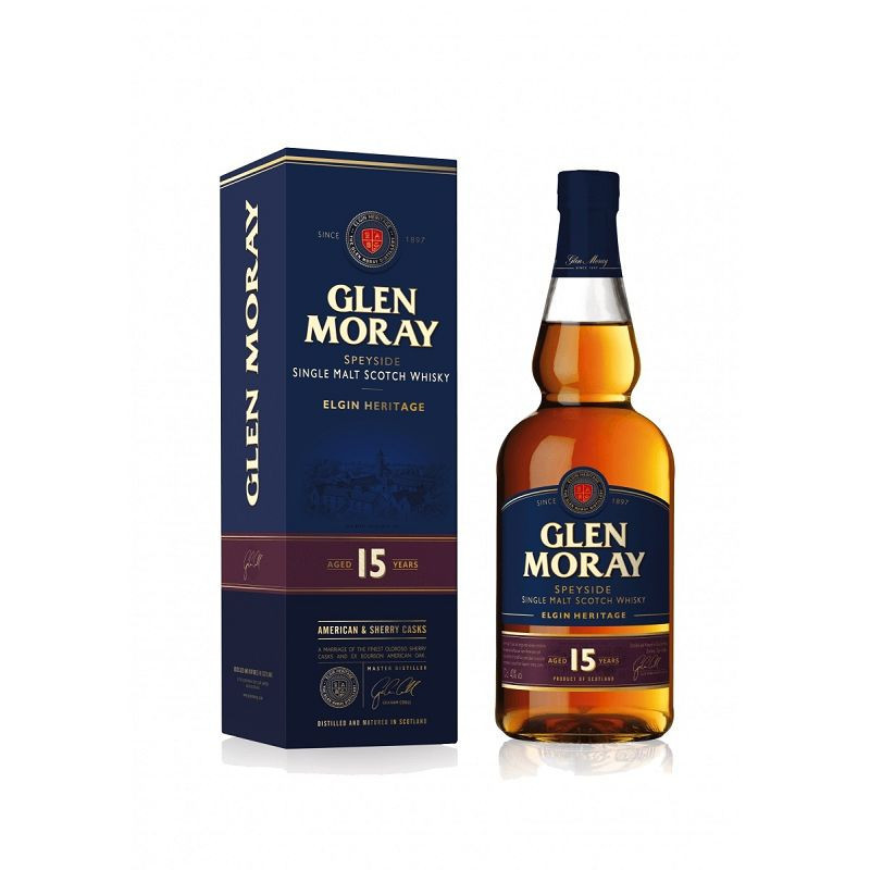 WHISKY GLEN MORAY ELGIN HERITAGE 15 ANS 10020 70CL 40°