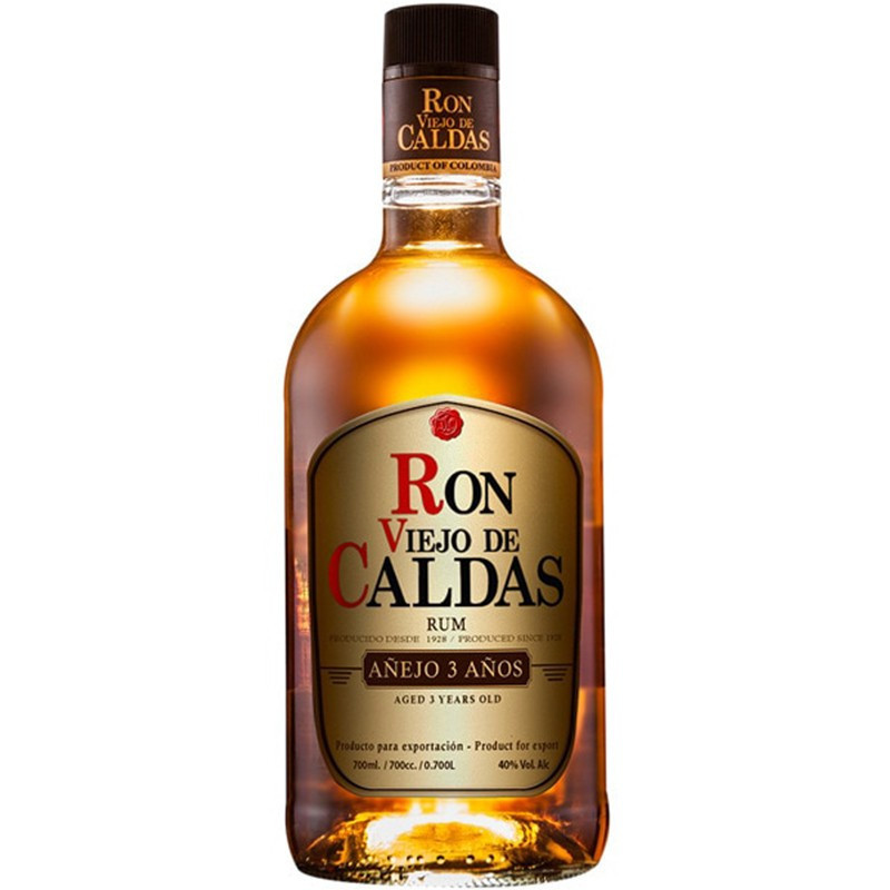 RHUM VIEJO DE CALDAS 3 ANS AMBRE 70CL 40°