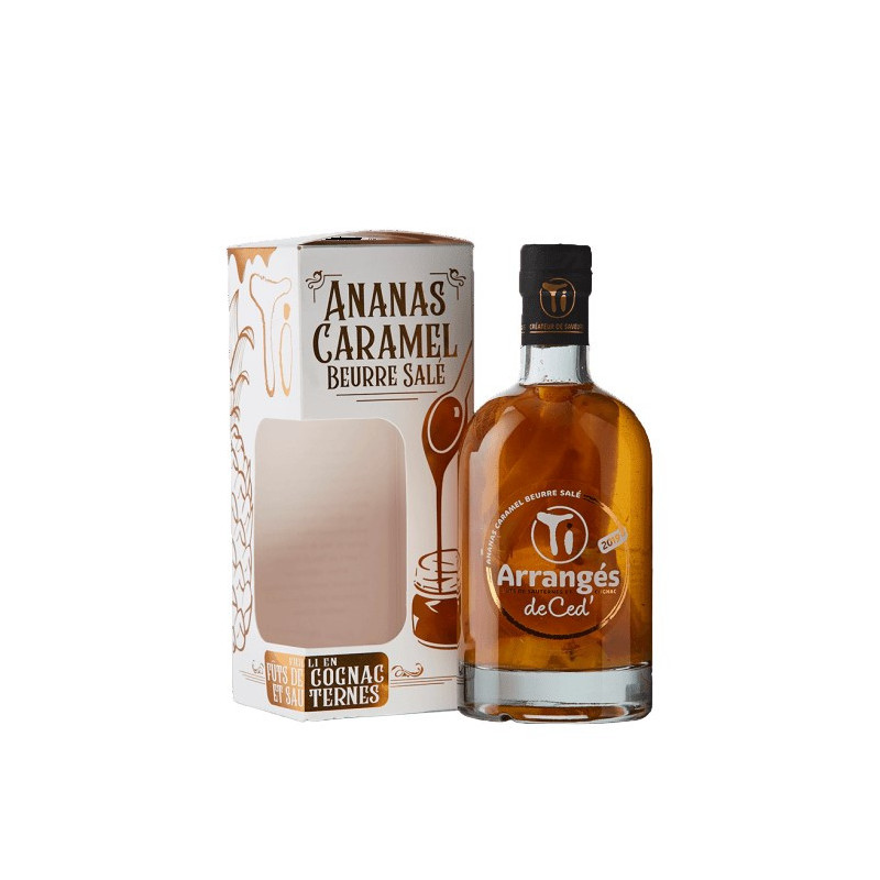 RHUM TI CED ANANAS CARAMEL BEURRE SALE 70CL 32°