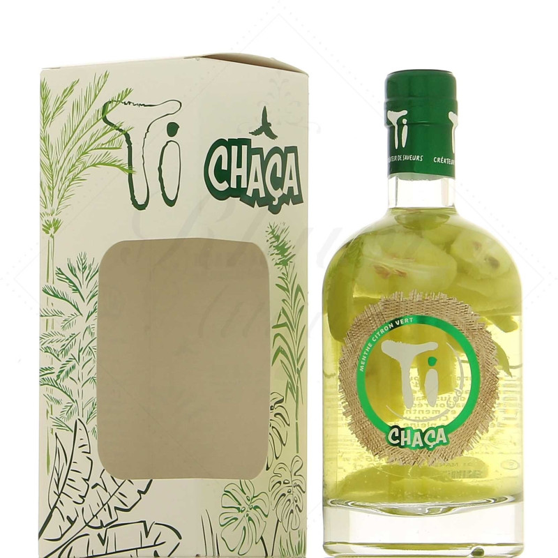 RHUM TI CHACA MENTHE CITRON VERT 70CL 36°