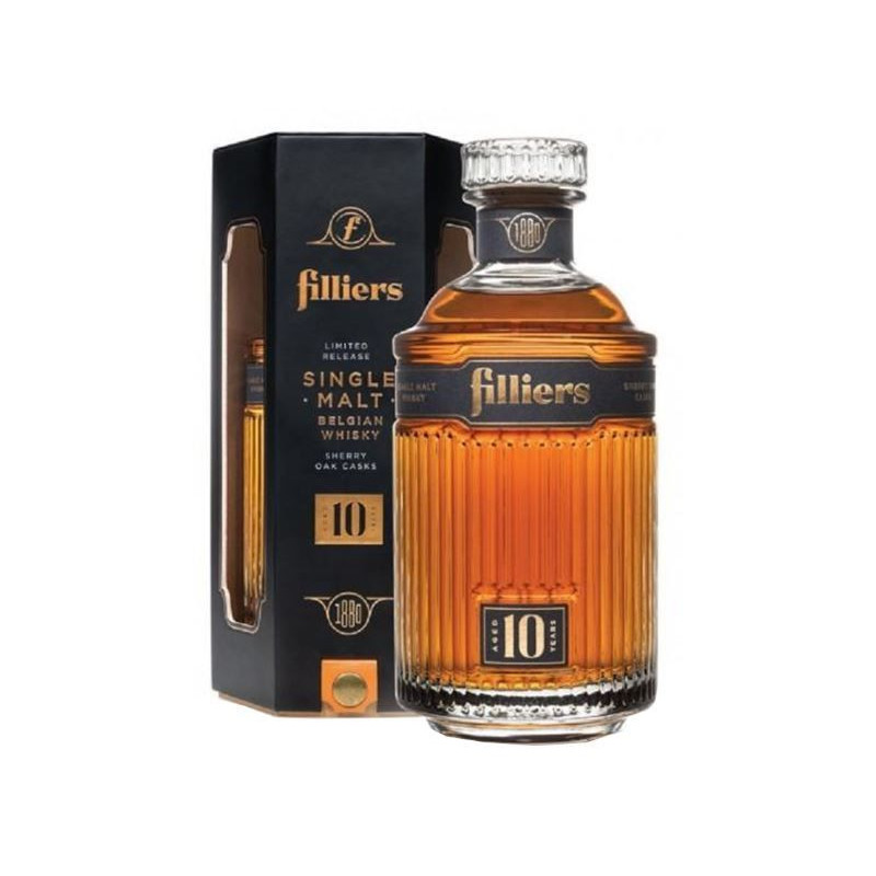 WHISKY FILLIERS SINGLE MALT 10 ANS 70CL 43°