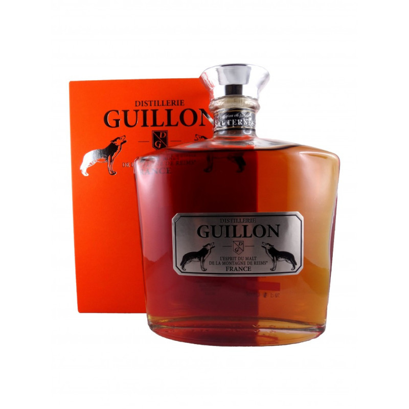 WHISKY CARAFE FINITION TOURBE FORT DIST GUILLON 70CL 43°