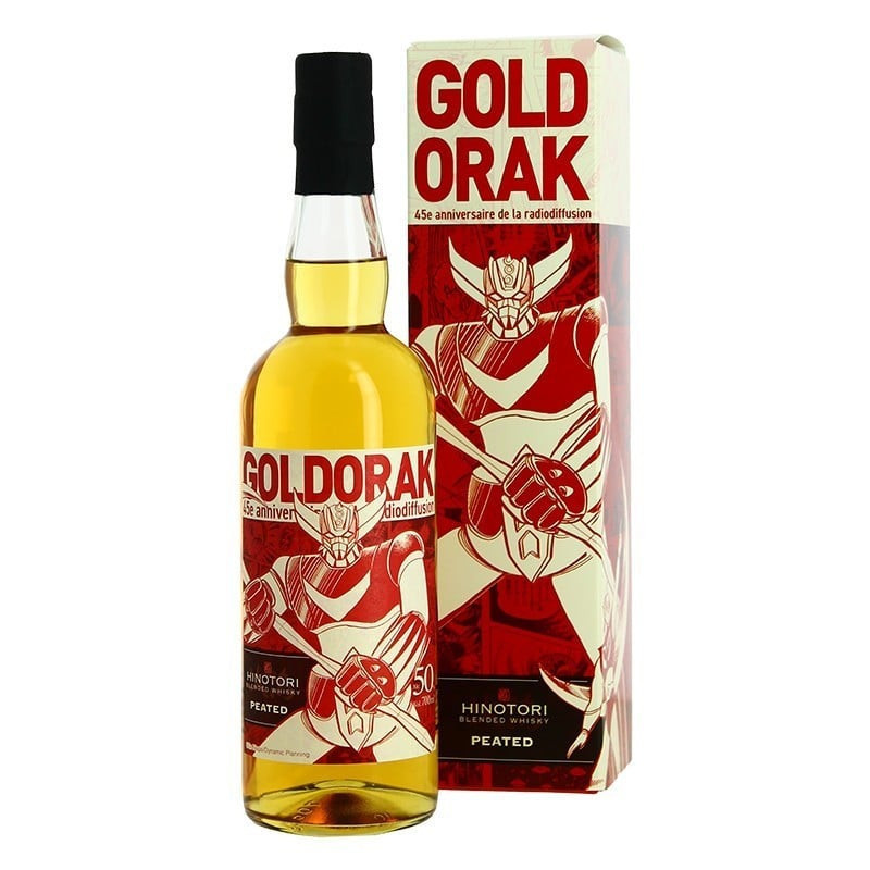 WHISKY HINOTORI 5 ANS GOLDORAK PEATED 70CL 50°