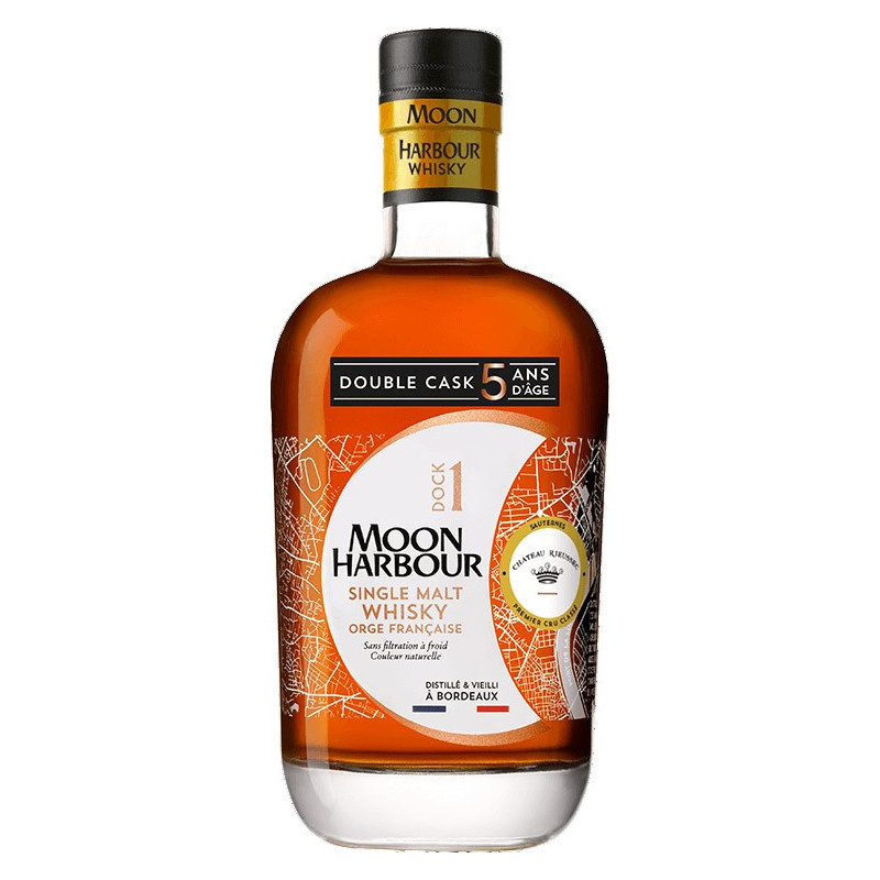 WHISKY MOON HARBOUR DOCK 1  5 ANS DOUBLE CASK 70CL 45.8°