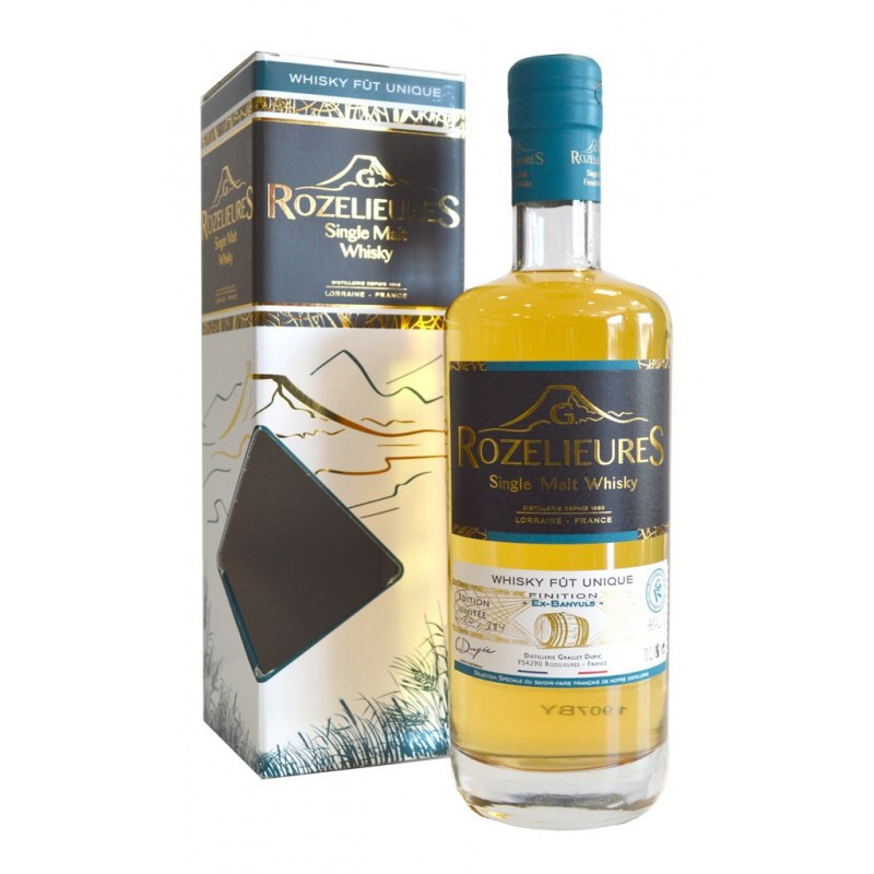 WHISKY ROZELIEURES EXCEPTION FUT BANUYLS 70CL 46°