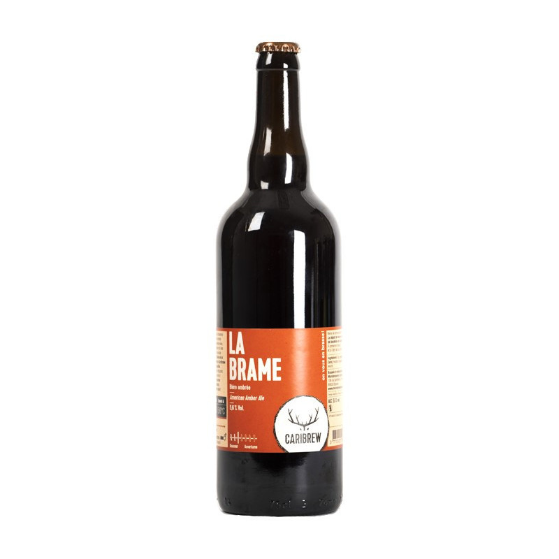 BIERE CARIBREW LA BRAME AMBREE 75CL