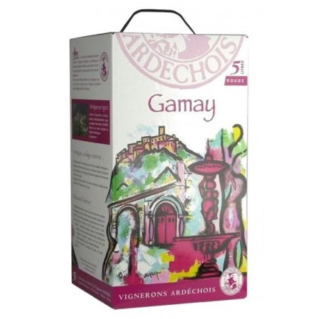 VDP ARDECHE ROUGE GAMAY UVICA BIB 5L