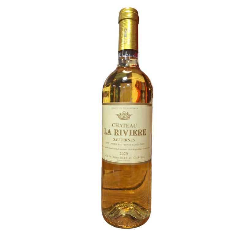 SAUTERNES CH LA RIVIERE 2020