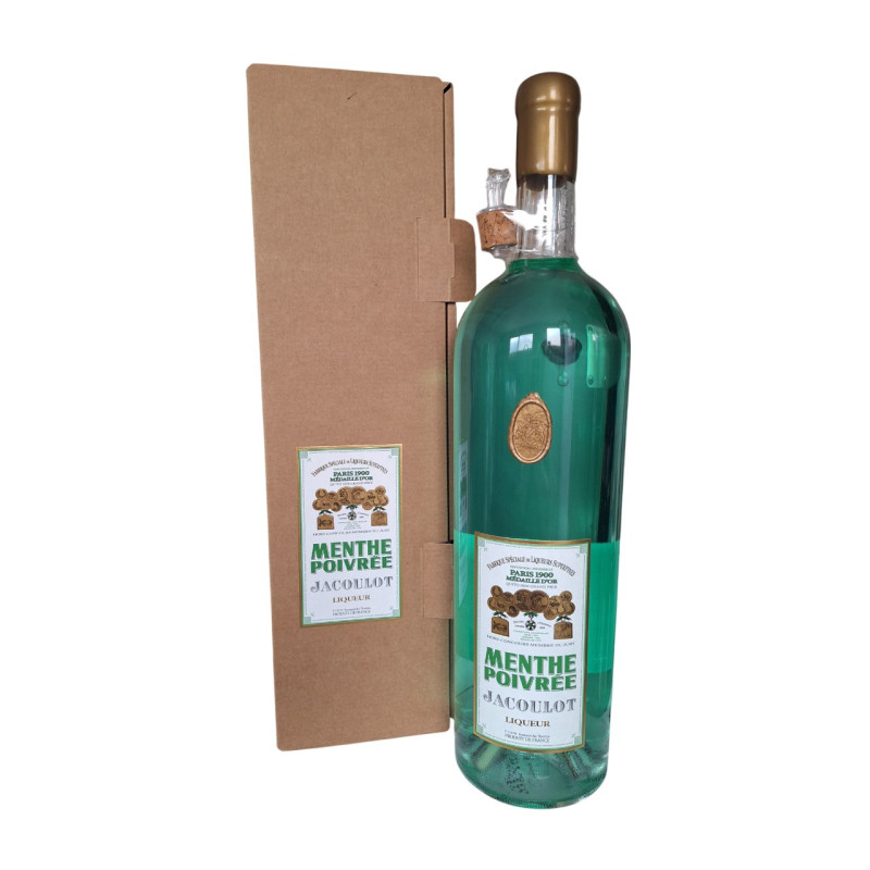 LIQUEUR MENTHE POIVREE JACOULOT 300CL 21° LIQUEUR MENTHE POIVREE JACOULOT 300CL 21°