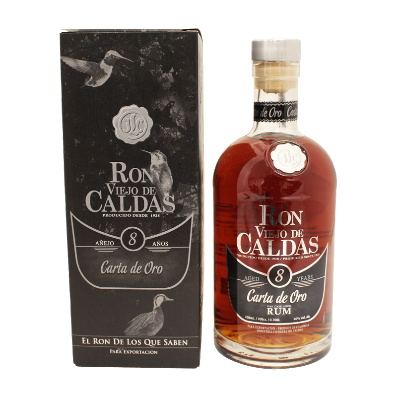 RHUM VIEJO DE CALDAS 8 ANS AMBRE 70CL 40°