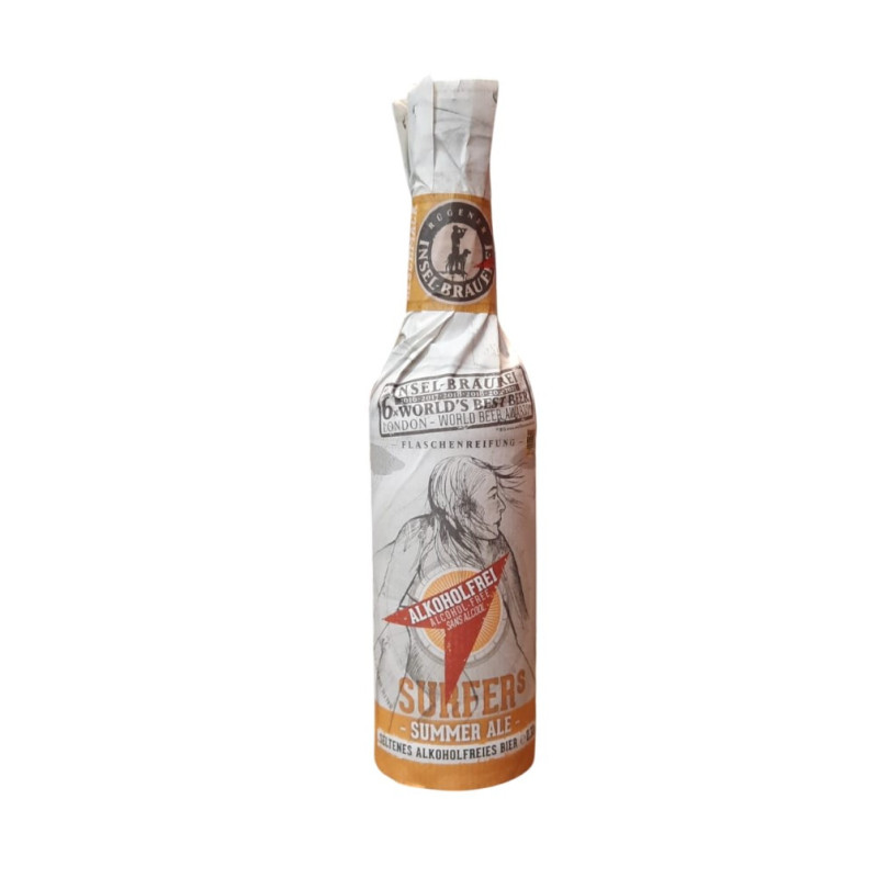 BIERE SURFER'S SANS ALCOOL INSEL BRAUEREI 33CL BIERE SURFER'S SANS ALCOOL INSEL BRAUEREI 33CL