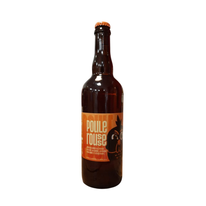 BIERE LA POULE ROUSSE 75CL BIERE LA POULE ROUSSE 75CL