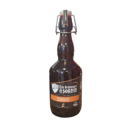 BIERE SORNIN AMBREE CRUCHON VERRE 1L