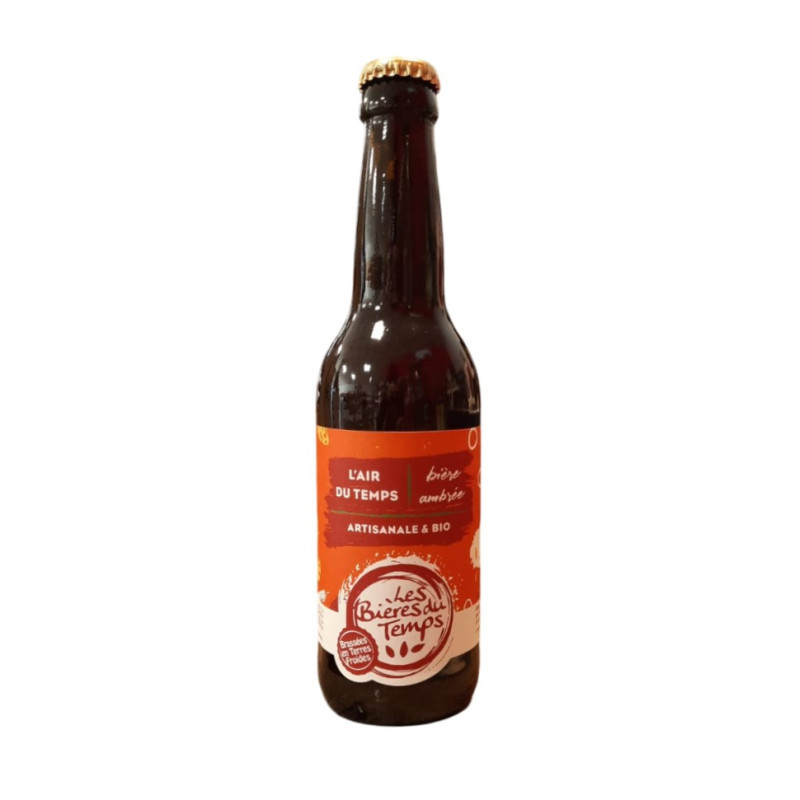 BIERE AMBREE BIERE DU TEMPS 33CL