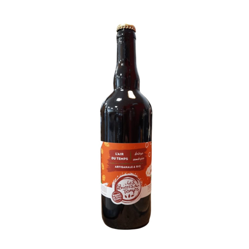 BIERE AMBREE BIERE DU TEMPS 75CL