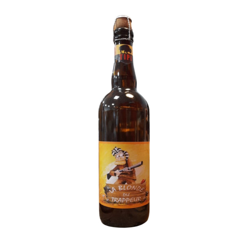 BIERE BLONDE DU TRAPPEUR 75CL 5.4° BIERE BLONDE DU TRAPPEUR 75CL 5.4°